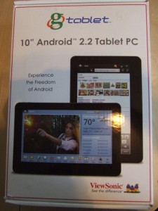 Viewsonic gTablet Box Viewsonic gTablet Box