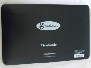 Viewsonic gTablet Back