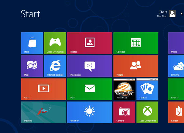 Windows 8 Virtual Machine - Windows 8 Desktop